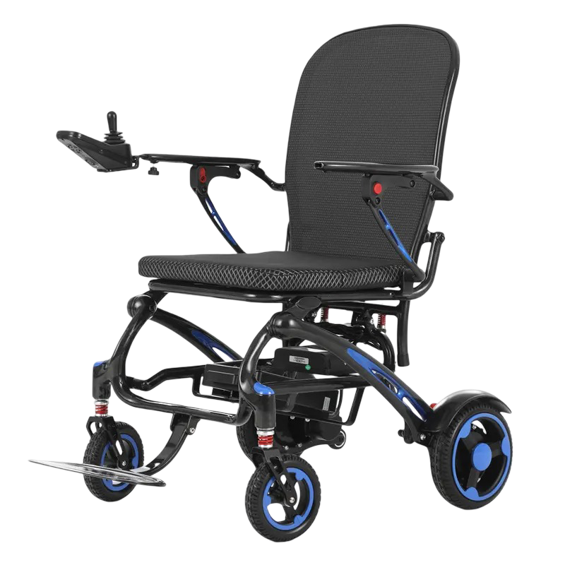 ویلچر برقی فیبر کربنی سبک مسافرتی تاشو مدل YS-EA8001-XS تایوانی دیاناوکس