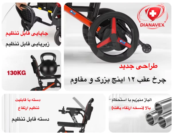 ویلچر DC‑EM817-A