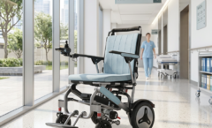 ویلچر برقی تاشو سبک پیشرفته با آلیاژ هوانوردی مدلD-EA8000-UP تایوانی دیاناوکس