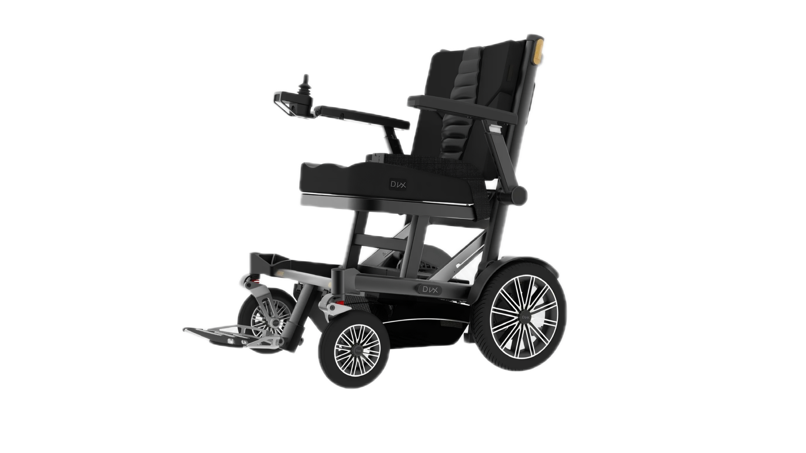 ویلچر برق تاشو آلومینیوم مدل DC-NF2000 برای معلولین بزرگسال مقاوم دیاناوکس