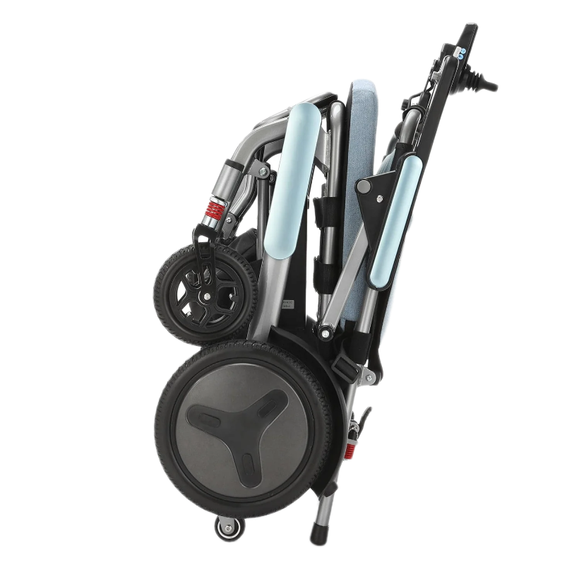 ویلچر برقی تاشو سبک پیشرفته با آلیاژ هوانوردی مدلD-EA8000-UP تایوانی دیاناوکس