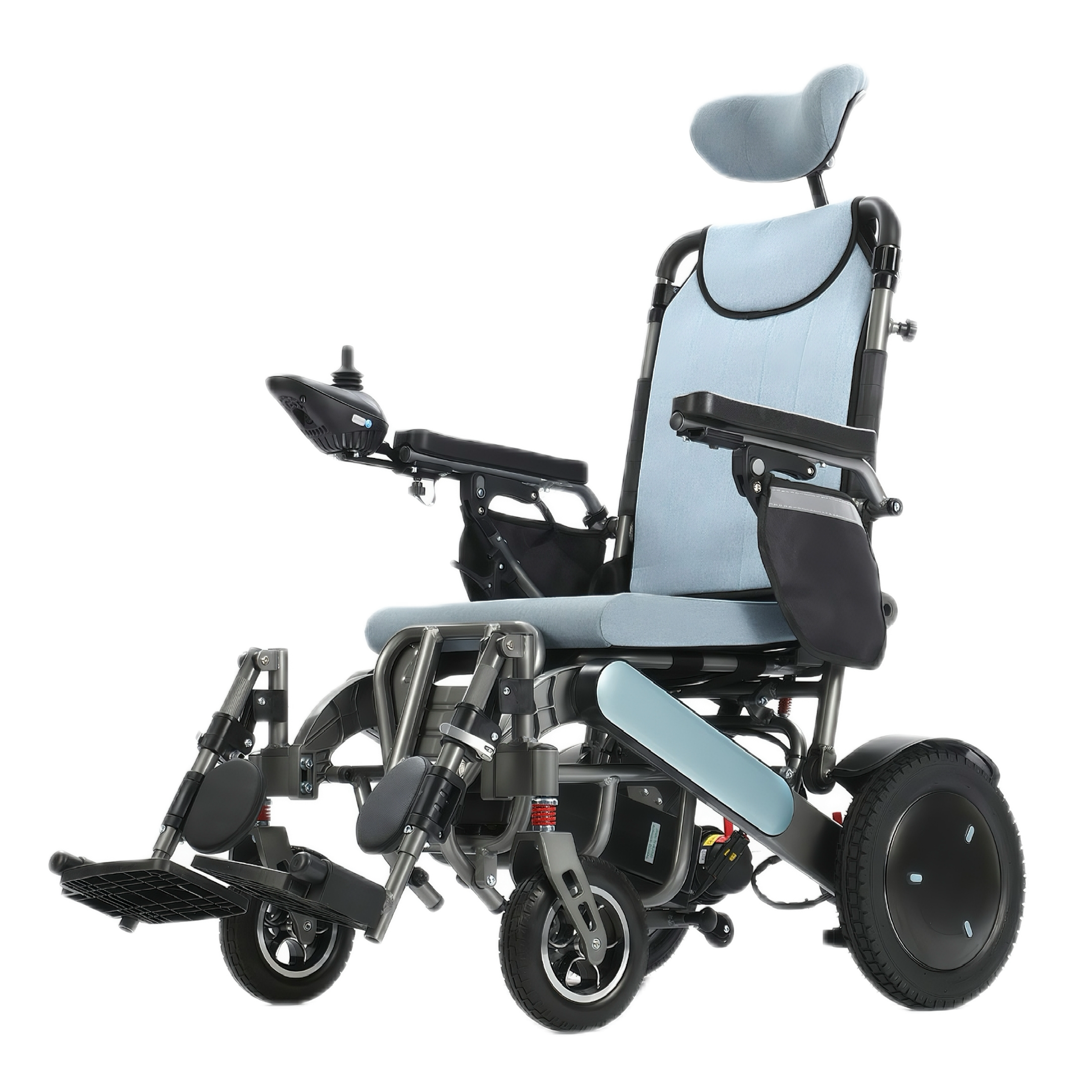 ویلچر برقی تاشو سبک پیشرفته با آلیاژ هوانوردی مدل D-RA8000-UPMR دیاناوکس