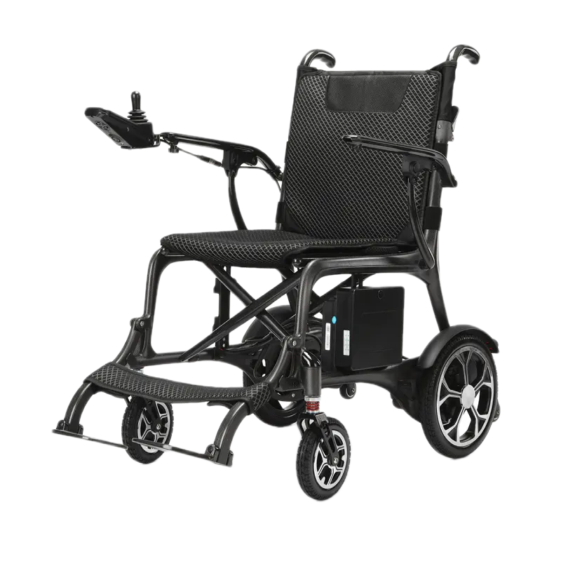 ویلچر برقی فیبر کربنی مسافرتی BC-EC8003-A | طراحی فوق العاده جمع و جور برای حمل و نقل عمومی